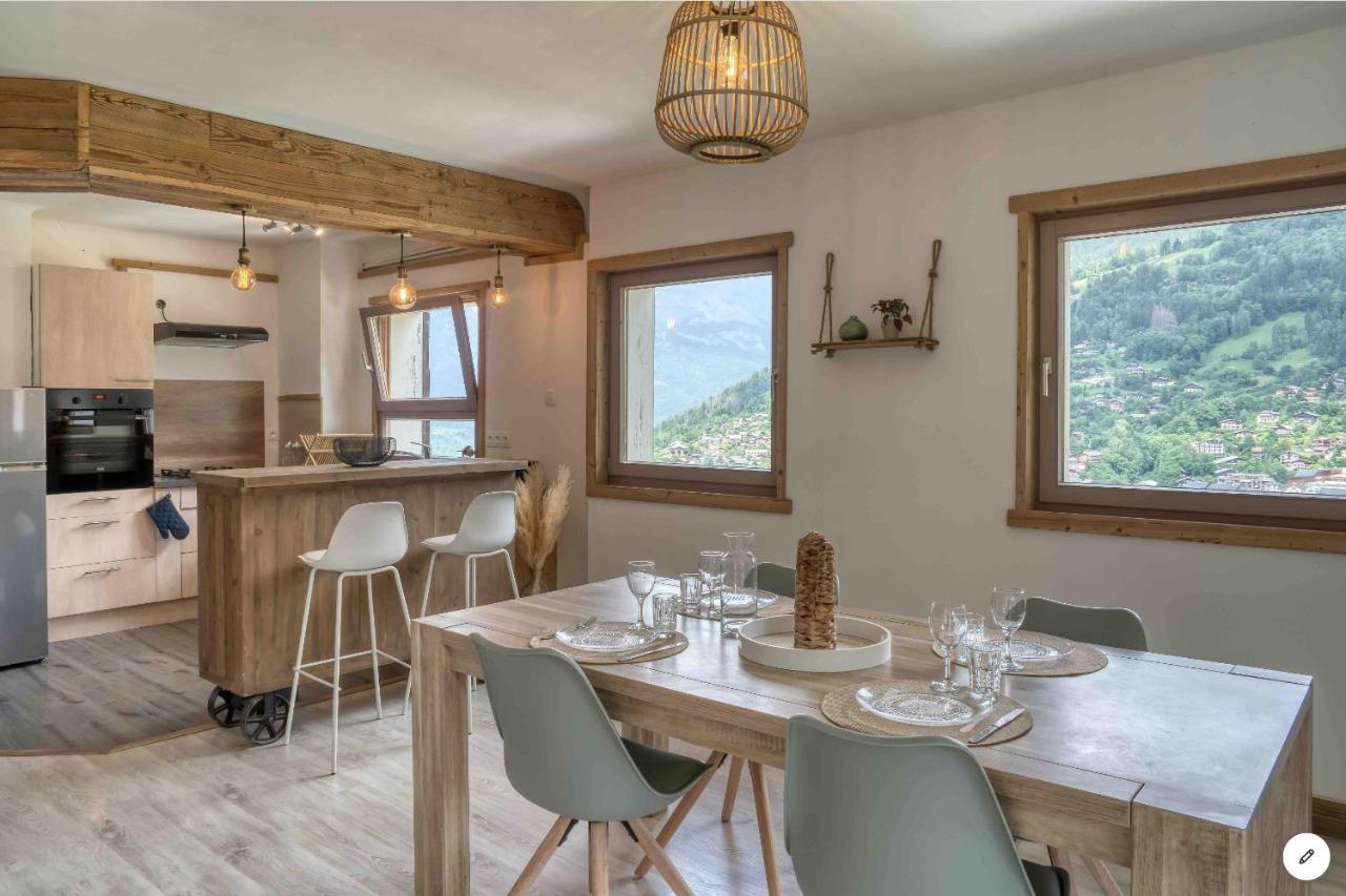 Chalet Mirador Appartement Vue Panoramique Situe A 25 Kms De Chamonix Saint-Gervais-les-Bains Exteriér fotografie